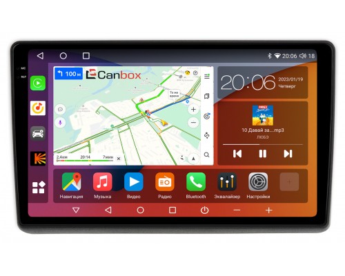 Renault Master (2010-2019) Canbox H-Line 4181-10-1263 на Android 10 (4G-SIM, 3/32, DSP, QLed, 2K)