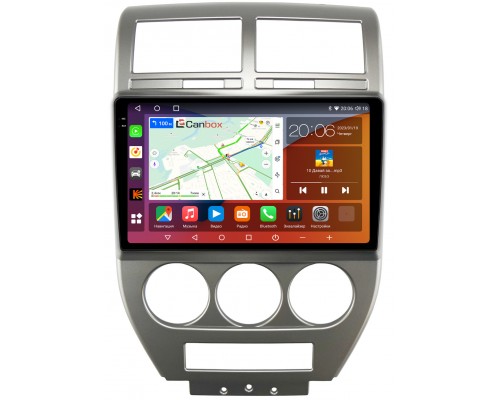 Jeep Compass, Liberty (Patriot) (2006-2010) Canbox H-Line 4181-10-328 на Android 10 (4G-SIM, 3/32, DSP, QLed, 2K)