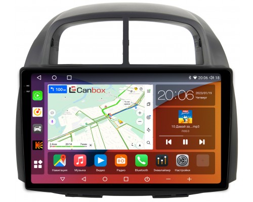 Toyota Passo I 2004-2010 Canbox H-Line 4181-1075 на Android 10 (4G-SIM, 3/32, DSP, QLed, 2K)