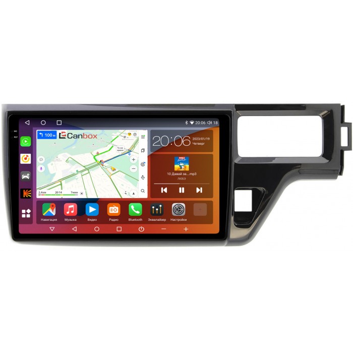 Штатная магнитола Honda Stepwgn V 2015-2022 Canbox H-Line 4181-1099 на Android 10 (4G-SIM, 3/32, DSP, QLed, 2K)