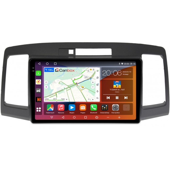 Штатная магнитола Toyota Allion, Premio (T24) (2001-2007) Canbox H-Line 4182-9172 на Android 10 (4G-SIM, 4/64, DSP, QLed, 2K)