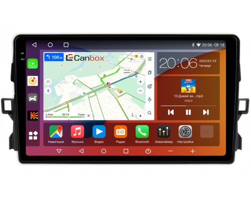 Toyota Auris (2006-2012) Canbox H-Line 4182-9427 на Android 10 (4G-SIM, 4/64, DSP, QLed, 2K)