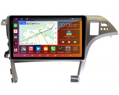 Toyota Prius III (XW30) 2009-2015 (правый руль) Canbox H-Line 4183-10-780 на Android 10 (4G-SIM, 4/64, DSP, QLed, 2K)