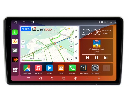 Mitsubishi Outlander I 2002-2008 Canbox H-Line 4185-10-1207 на Android 10 (4G-SIM, 6/128, DSP, QLed, 2K)