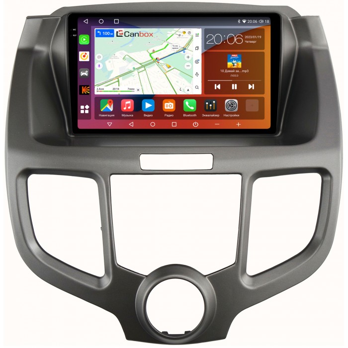 Штатная магнитола Honda Odyssey III 2003-2008 Canbox H-Line 4185-10-odyssey на Android 10 (4G-SIM, 6/128, DSP, QLed, 2K)