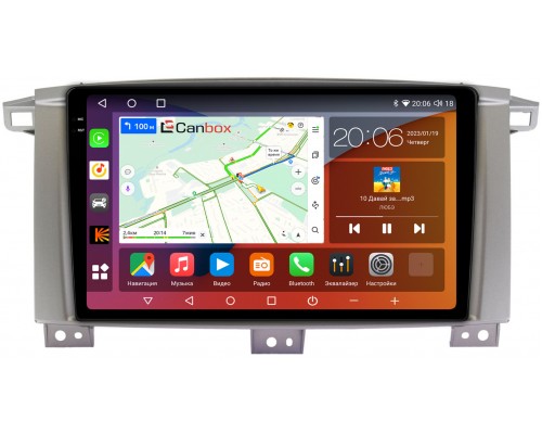 Toyota Land Cruiser 105 2002-2008 Canbox H-Line 4186-9121 на Android 10 (4G-SIM, 8/256, DSP, QLed, 2K) (для авто с МКПП)