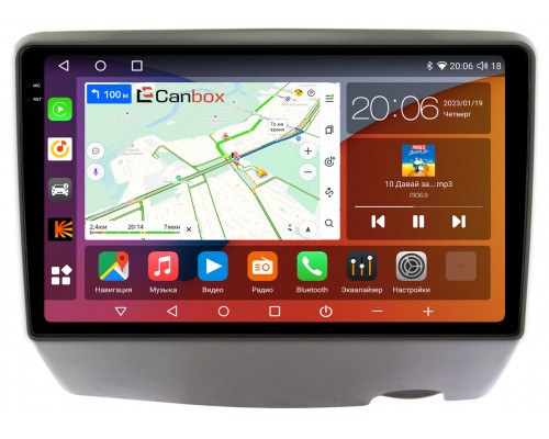 Toyota Vitz I (XP10) 1999-2005 Canbox H-Line 4186-9294 на Android 10 (4G-SIM, 8/256, DSP, QLed, 2K)
