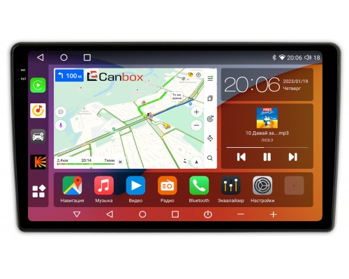 Toyota Wish II 2009-2017 Canbox H-Line 4187-1066 на Android 10 (4G-SIM, 8/256, DSP, QLed, 2K)