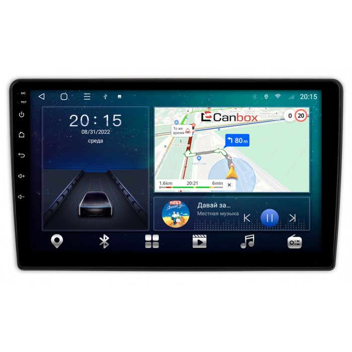 Штатная магнитола Mazda CX-9 (2006-2016) Canbox L-Line 4295-10-1119 на Android 10 (4G-SIM, 6/128, TS18, DSP, QLed)