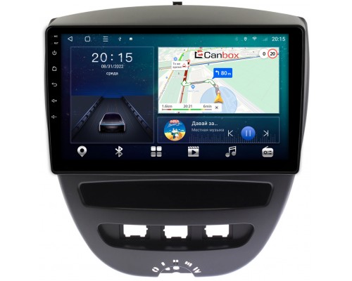 Toyota Aygo (2005-2014) Canbox L-Line 4295-10-1152 на Android 10 (4G-SIM, 6/128, TS18, DSP, QLed)