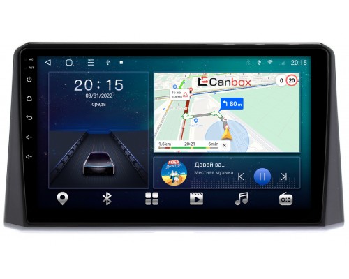 Toyota Corolla 12 (2018-2022) Canbox L-Line 4295-10-1178 на Android 10 (4G-SIM, 6/128, TS18, DSP, QLed)