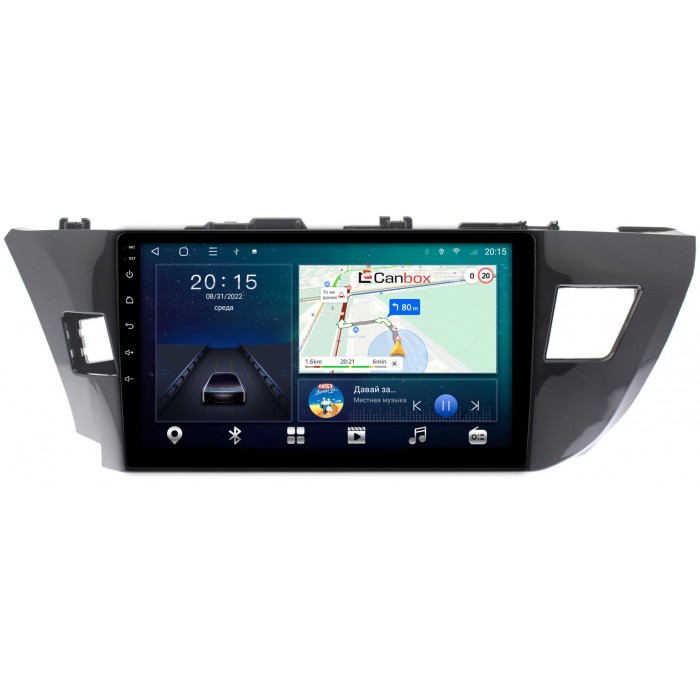 Штатная магнитола Toyota Corolla 11 (2012-2016) Canbox L-Line 4295-1005 на Android 10 (4G-SIM, 6/128, TS18, DSP, QLed) (для авто без камеры)