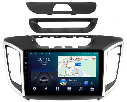 Hyundai Creta (2016-2021) Canbox L-Line 4296-9-949 на Android 10 (4G-SIM, 6/128, TS18, DSP, QLed)