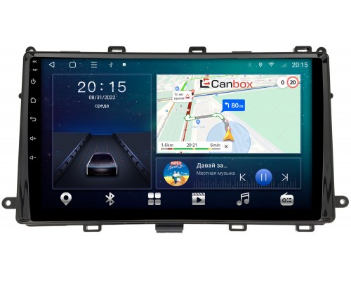 Toyota Corolla 11 (2015-2022) Canbox L-Line 4296-9-TO540N на Android 10 (4G-SIM, 6/128, TS18, DSP, QLed)