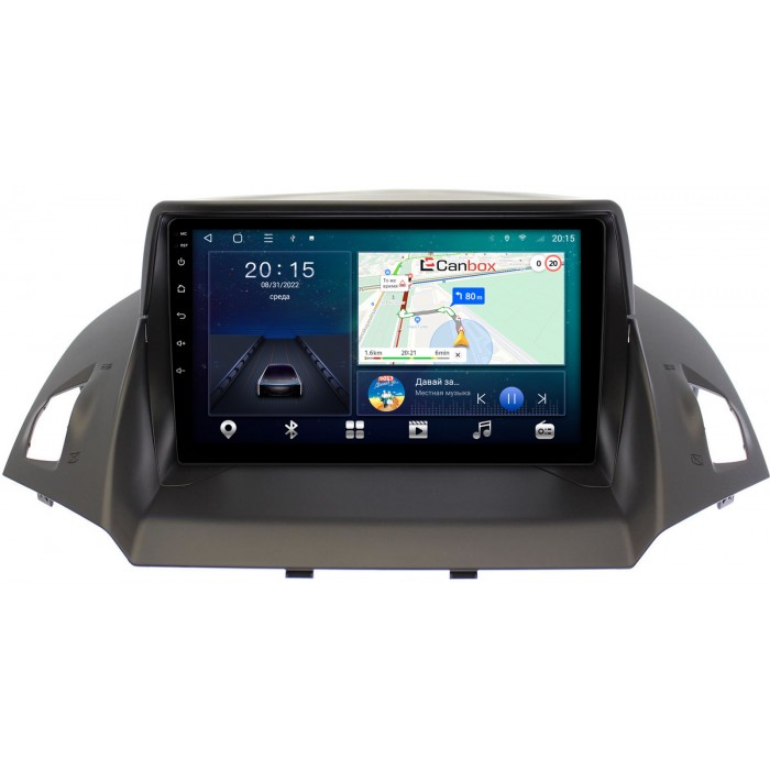 Штатная магнитола Ford Kuga II 2013-2017 Canbox L-Line 4296-9028 на Android 10 (4G-SIM, 6/128, TS18, DSP, QLed)