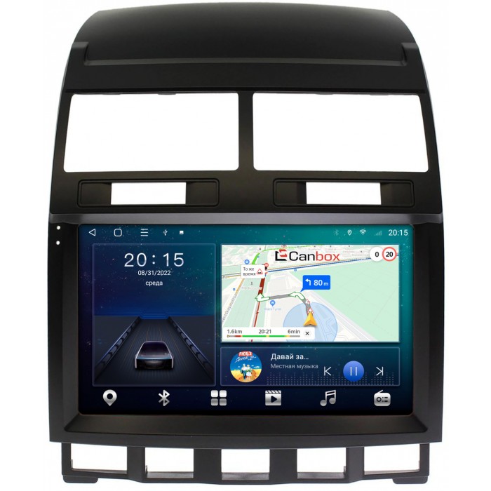 Штатная магнитола Volkswagen Touareg 2002-2010 Canbox L-Line 4296-9195 на Android 10 (4G-SIM, 6/128, TS18, DSP, QLed)