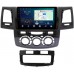 Штатная магнитола Toyota Hilux VII, Fortuner I 2005-2015 Canbox L-Line 4296-9414 на Android 10 (4G-SIM, 6/128, TS18, DSP, QLed)