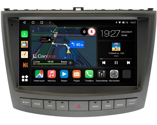 Lexus IS II 2005-2013 (для авто без Navi) Canbox M-Line 7850-10-1677 на Android 10 (4G-SIM, 2/32, DSP, QLed)
