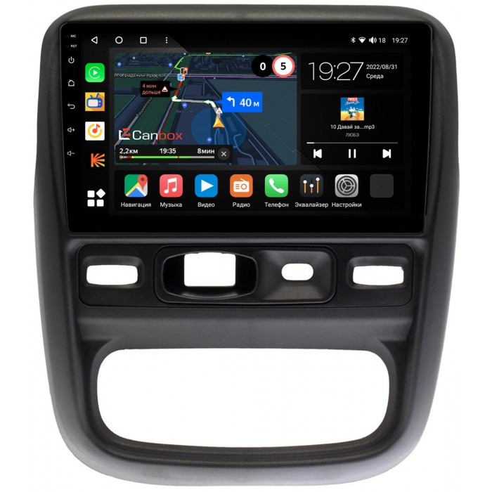 Штатная магнитола Renault Duster (2010-2015) Canbox M-Line 4542-9-048 на Android 10 (4G-SIM, 4/64, DSP, QLed)