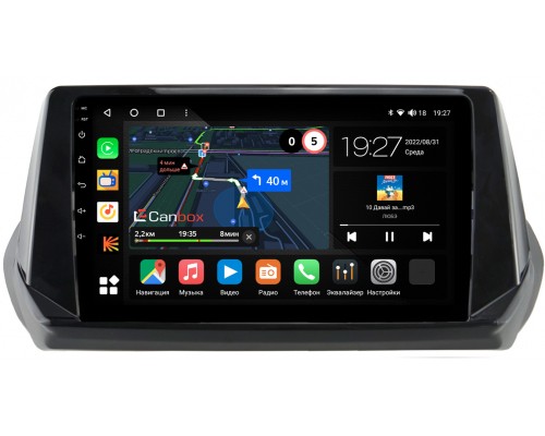 Peugeot 2008 (2019-2022) Canbox M-Line 4542-9-1214 на Android 10 (4G-SIM, 4/64, DSP, QLed)