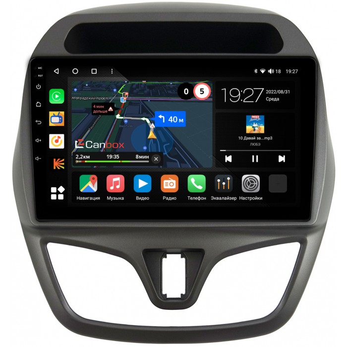 Штатная магнитола Chevrolet Spark IV 2015-2018 Canbox M-Line 4542-9-1235 на Android 10 (4G-SIM, 4/64, DSP, QLed)