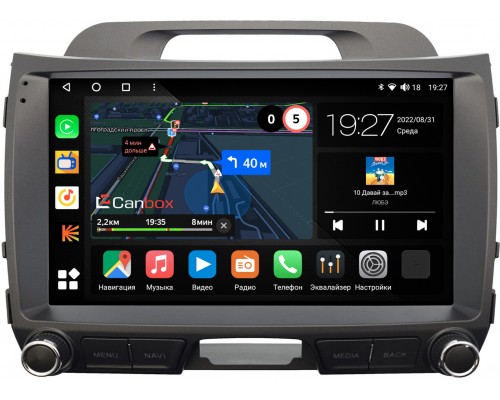 Kia Sportage III 2010-2016 Canbox M-Line 4542-9-2772 на Android 10 (4G-SIM, 4/64, DSP, QLed)