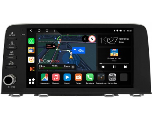 Honda CR-V 5 (2016-2022) Canbox M-Line 4542-9-4092 на Android 10 (4G-SIM, 4/64, DSP, QLed)