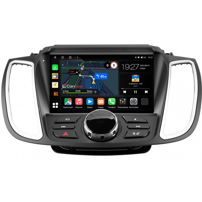 Штатная магнитола Ford C-Max 2, Escape 3, Kuga 2 (2012-2019) Canbox M-Line 4542-9-5857 на Android 10 (4G-SIM, 4/64, DSP, QLed)