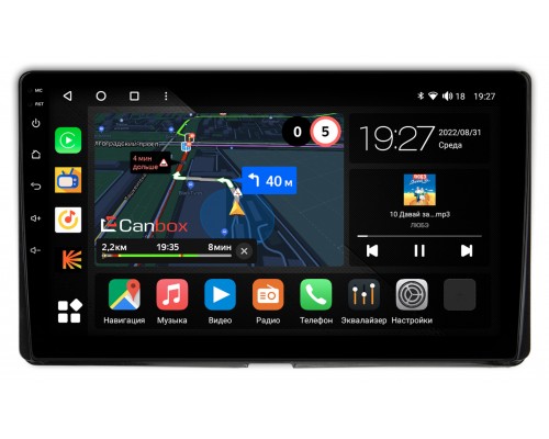 Toyota Sienna III 2014-2021 Canbox M-Line 4544-9-1428 на Android 10 (4G-SIM, 2/32, DSP, QLed)