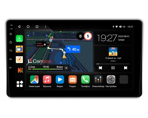Toyota Highlander (U70) (2019-2022) Canbox M-Line 4544-9-3362 на Android 10 (4G-SIM, 2/32, DSP, QLed)