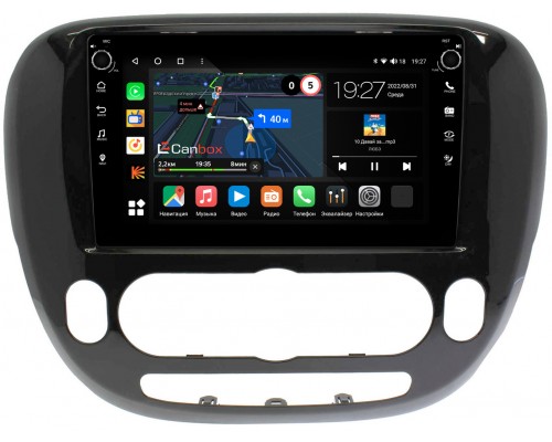 Kia Soul II 2013-2019 (без климат-контроля) Canbox M-Line 7801-9-157 на Android 10 (4G-SIM, 2/32, DSP, IPS) С крутилками
