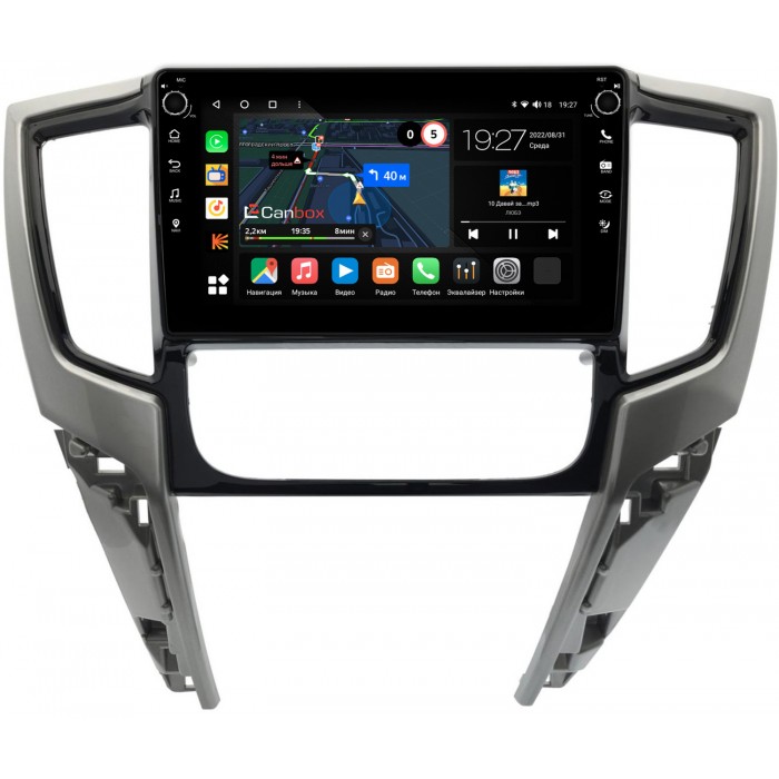 Штатная магнитола Mitsubishi L200 V (2019-2022) Canbox M-Line 7801-9-2248 Android 10 (4G-SIM, 2/32, DSP, IPS) С крутилками