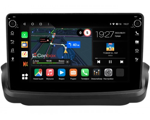 Hyundai Genesis Coupe (2009-2012) Canbox M-Line 7801-9-4200 на Android 10 (4G-SIM, 2/32, DSP, IPS) С крутилками