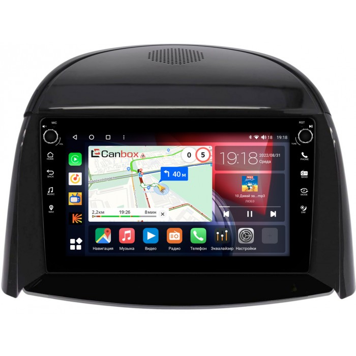 Штатная магнитола Renault Koleos I 2008-2016 Canbox H-Line 7824-9-1306 на Android 10 (4G-SIM, 6/128, DSP, IPS) С крутилками