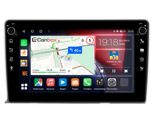 Toyota ISis 2004-2018 Canbox H-Line 7824-9-458 на Android 10 (4G-SIM, 6/128, DSP, IPS) С крутилками