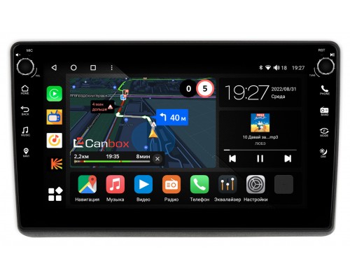 Nissan NV400 (2010-2020) Canbox M-Line 7825-10-1263 на Android 10 (4G-SIM, 2/32, DSP, QLed) С крутилками