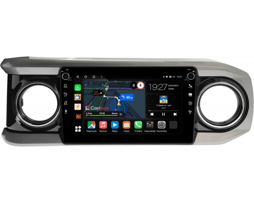 Toyota Tacoma III 2015-2022 (черная) Canbox M-Line 7825-10-1431 на Android 10 (4G-SIM, 2/32, DSP, QLed) С крутилками