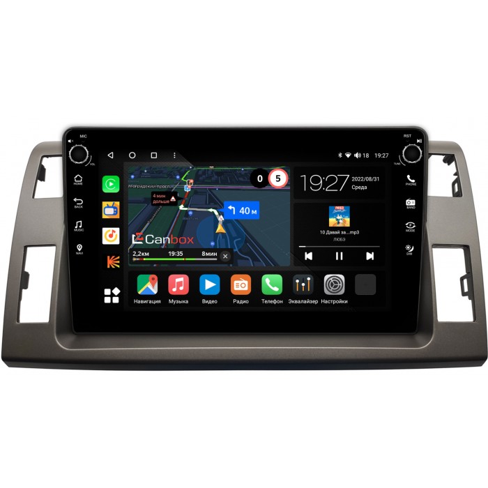 Штатная магнитола Toyota Estima 3, Previa 3 (XR50) (2006-2019) Canbox M-Line 7805-10-594 на Android 10 (4G-SIM, 2/32, DSP, QLed) С крутилками