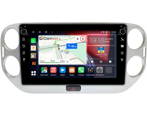 Volkswagen Tiguan 2007-2016 Canbox H-Line 7826-10-077 на Android 10 (4G-SIM, 3/32, DSP, QLed) С крутилками