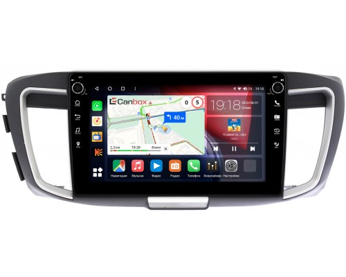 Honda Accord 9 (2012-2019) Canbox H-Line 7806-10-1151 на Android 10 (4G-SIM, 3/32, DSP, QLed) С крутилками