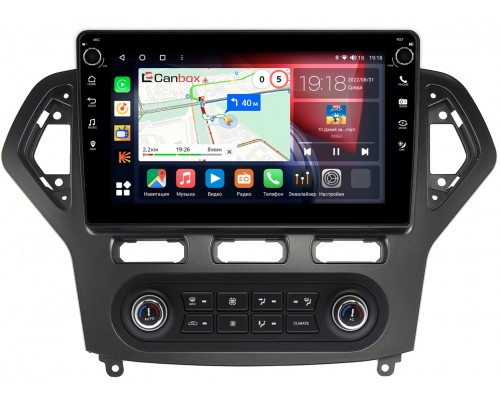 Ford Mondeo IV 2007-2010 Canbox H-Line 7807-10-1380 на Android 10 (4G-SIM, 4/64, DSP, QLed) С крутилками