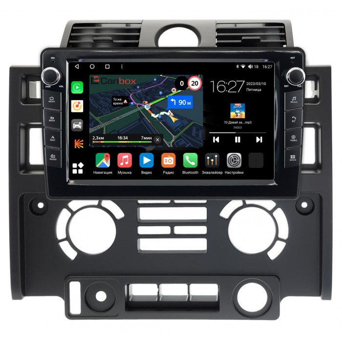 Штатная магнитола Land Rover Defender (2007-2016) Canbox M-Line 7821-9-013 на Android 10 (4G-SIM, 2/32, DSP, IPS) С крутилками