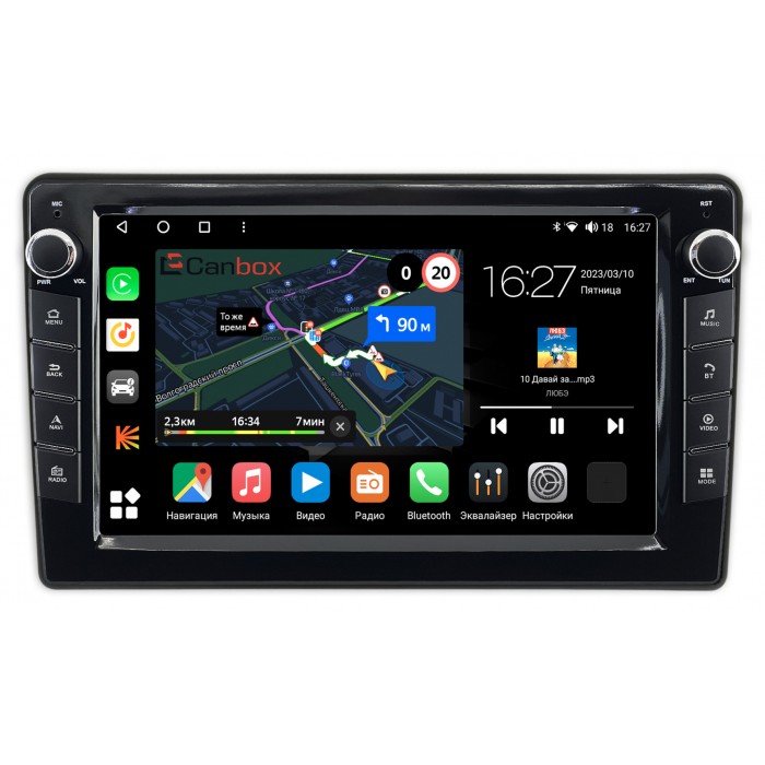 Штатная магнитола Mazda Tribute (2000-2007) Canbox M-Line 7821-9-072 на Android 10 (4G-SIM, 2/32, DSP, IPS) С крутилками