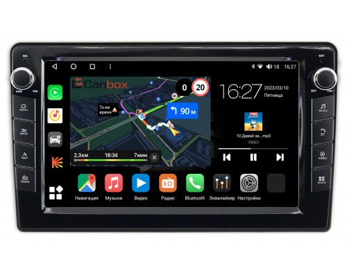 Toyota Passo I 2004-2010 (100*200mm) Canbox M-Line 7821-9-1150 на Android 10 (4G-SIM, 2/32, DSP, IPS) С крутилками