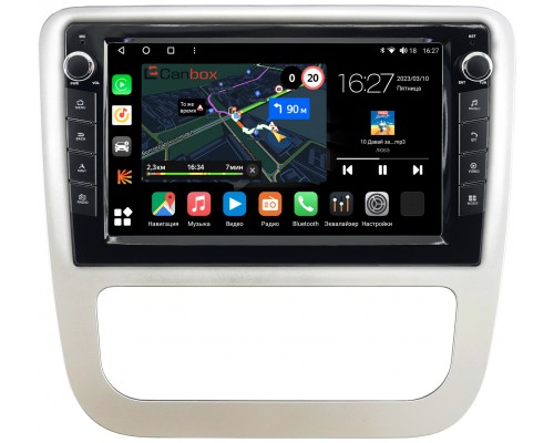 Volkswagen Scirocco 2009-2015 (для авто с ручным климатом) Canbox M-Line 7821-9-1243 на Android 10 (4G-SIM, 2/32, DSP, IPS) С крутилками