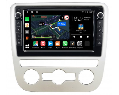 Volkswagen Scirocco 2009-2015 (для авто с автоматическим климатом) Canbox M-Line 7821-9-1244 на Android 10 (4G-SIM, 2/32, DSP, IPS) С крутилками