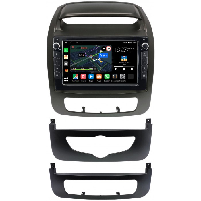 Штатная магнитола Kia Sorento II 2012-2020 Canbox M-Line 7821-9-1404 на Android 10 (4G-SIM, 2/32, DSP, IPS) С крутилками