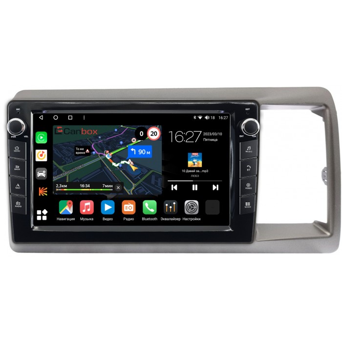 Штатная магнитола Honda Crossroad (2007-2010) Canbox M-Line 7821-9-1429 Android 10 (4G-SIM, 2/32, DSP, IPS) С крутилками