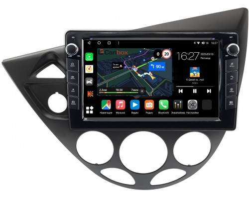 Ford Focus (1998-2005) Canbox M-Line 7821-9-1716 на Android 10 (4G-SIM, 2/32, DSP, IPS) С крутилками