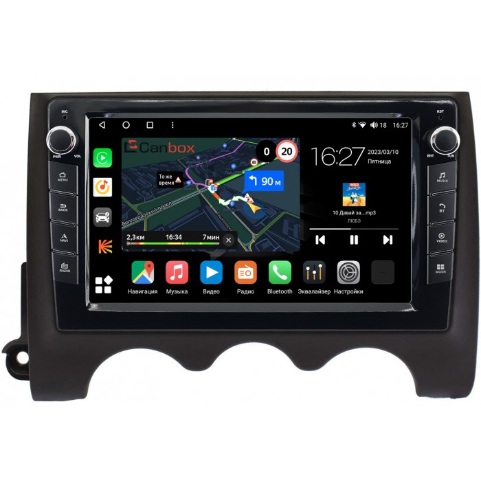 Штатная магнитола Mitsubishi Pajero Mini II 2008-2012 Canbox M-Line 7821-9-1737 на Android 10 (4G-SIM, 2/32, DSP, IPS) С крутилками